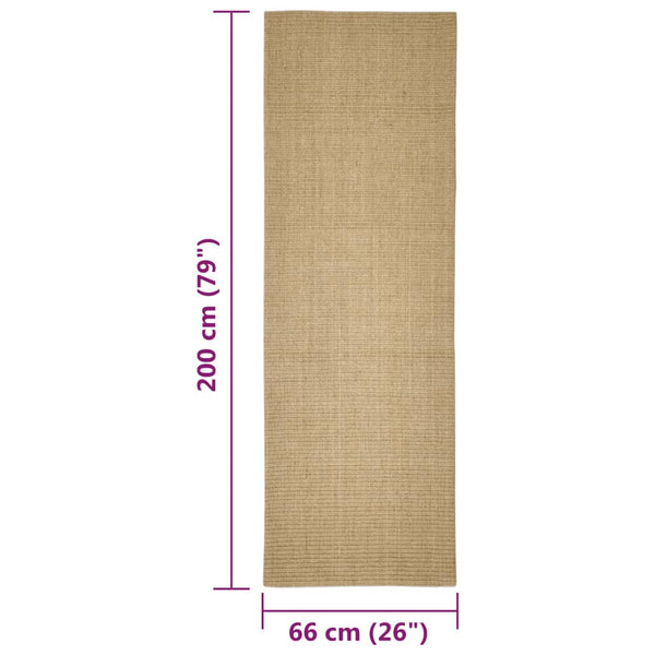 Sisal Teppich für Kratzbaum 66x200cm