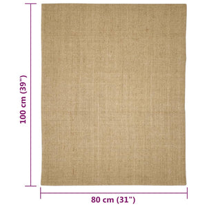 Sisal Teppich für Kratzbaum 80x100 cm