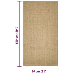 Sisal Teppich für Kratzbaum 80x150cm