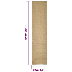 Sisal Teppich für Kratzbaum 80x350cm
