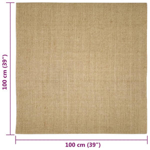 Sisal Teppich für Kratzbaum 100x100 cm