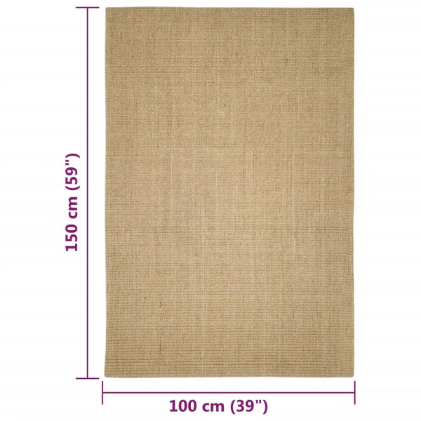 Sisal Teppich für Kratzbaum 100x150 cm
