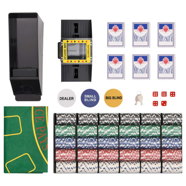 Pokerchips Set 600 Stück 11,5 g