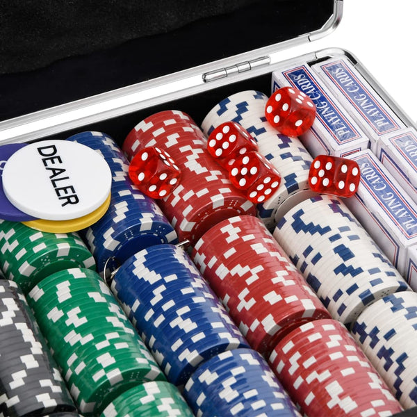 Pokerchips Set 600 Stück 11,5 g