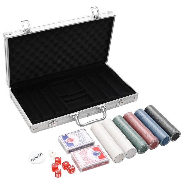 Pokerchips Set 300 Stück 4 g