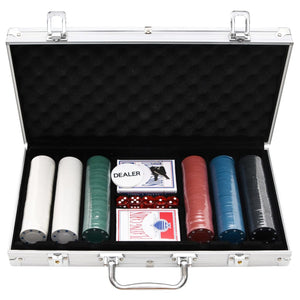 Pokerchips Set 300 Stück 4 g