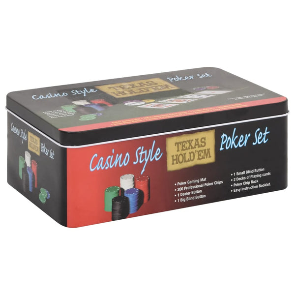 Pokerchips Set 200 Stück 4 g