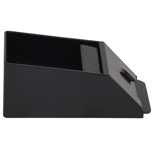 Schwarzer Kartenschlitten für 2 Decks