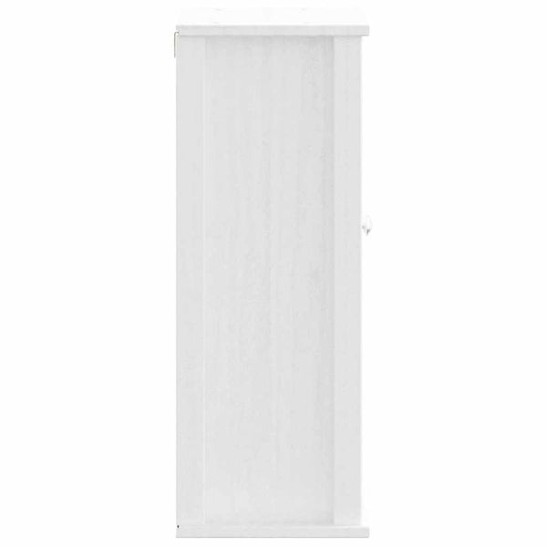 Weißer Bad-Wandschrank Kiefer Massivholz 40x71,5cm