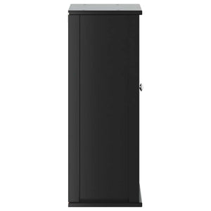 Schwarzer Bad-Wandschrank Kiefer 40x71,5cm