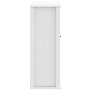 vidaXL Armoire murale de salle de bain BERG Blanc 69,5x27x71,5 cm Bois massif