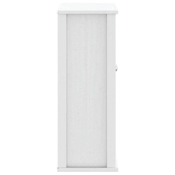 vidaXL Armoire murale de salle de bain BERG Blanc 69,5x27x71,5 cm Bois massif