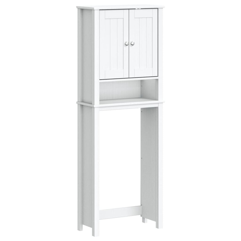 Toilettenschrank BERG Weiß Massivholz