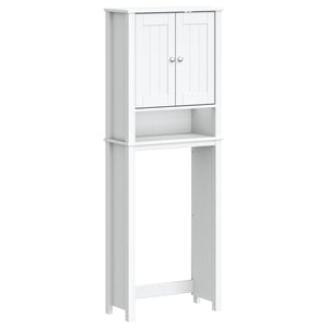 Toilettenschrank BERG Weiß Massivholz