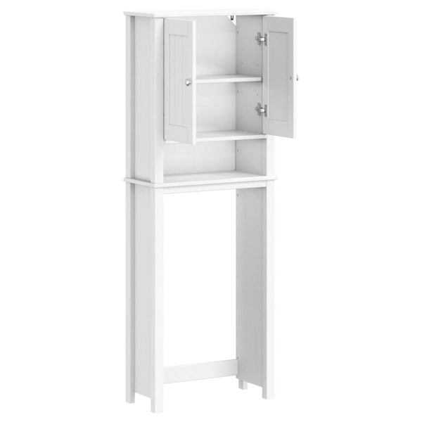 Toilettenschrank BERG Weiß Massivholz