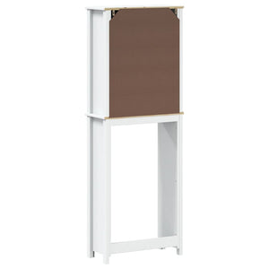 Toilettenschrank BERG Weiß Massivholz