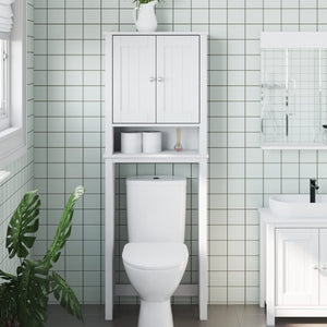 Toilettenschrank BERG Weiß Massivholz
