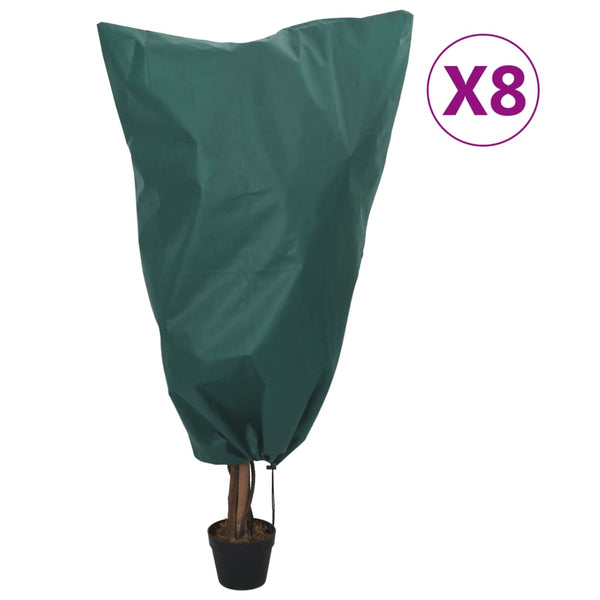Wintervlies mit Kordelzug, 8er-Set