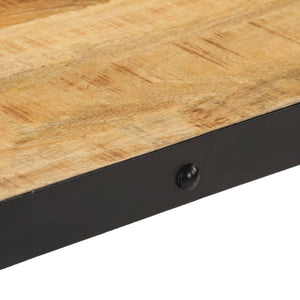 Couchtisch Mango Massivholz Rollen 100x55 cm