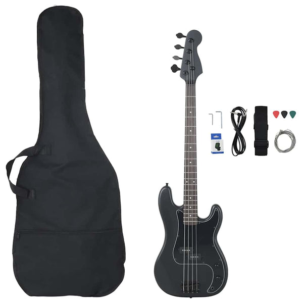 E-Bass für Anfänger mit Tasche, 4/4 Größe