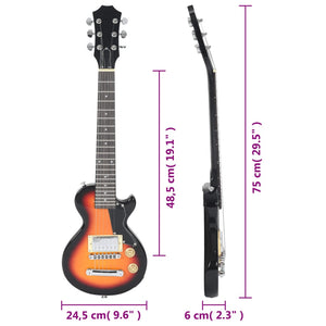 3/4 E-Gitarre für Kinder mit Tasche
