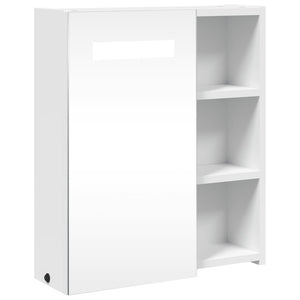 LED Spiegelschrank Weiß 45x13x52 cm
