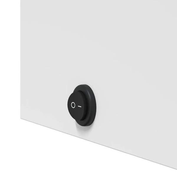 LED Spiegelschrank Weiß 45x13x52 cm