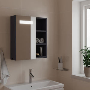LED Spiegelschrank Grau 45x52 cm