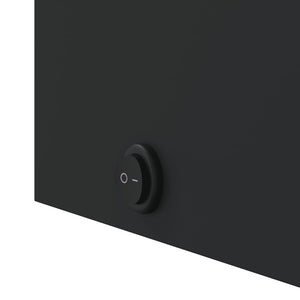 LED Spiegelschrank Schwarz 45x52 cm