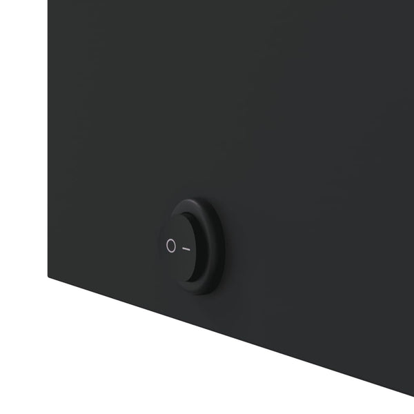 LED Spiegelschrank Schwarz 45x52 cm
