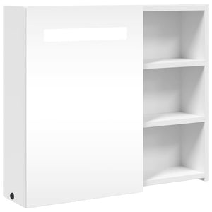 LED Spiegelschrank Weiß 60 cm