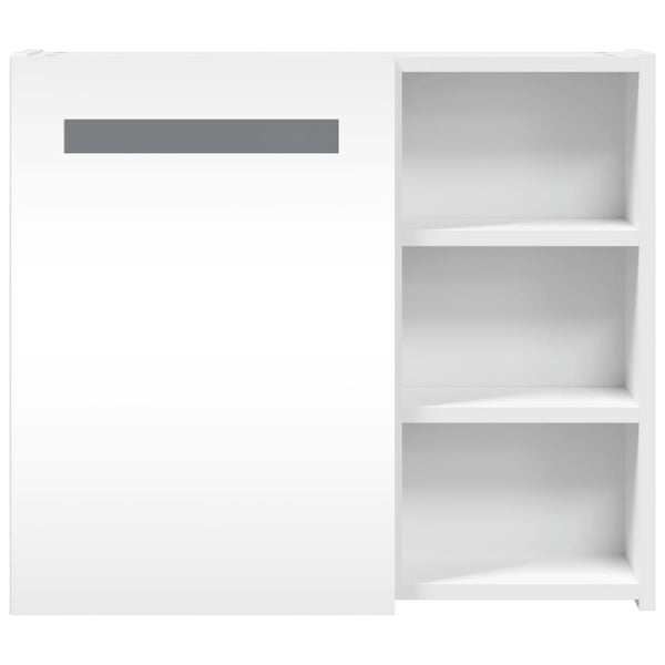 LED Spiegelschrank Weiß 60 cm