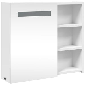 LED Spiegelschrank Weiß 60 cm