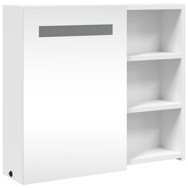 LED Spiegelschrank Weiß 60 cm