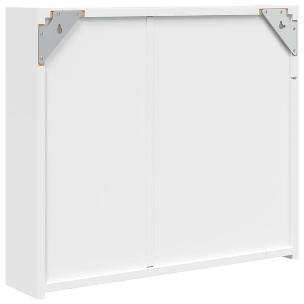 LED Spiegelschrank Weiß 60 cm