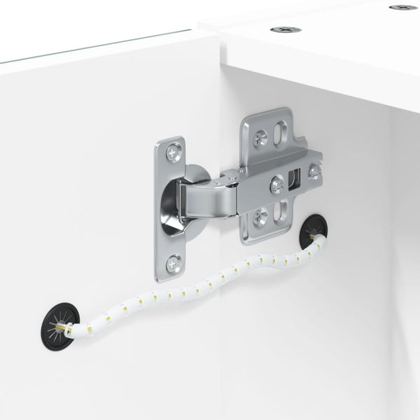 LED Spiegelschrank Weiß 60 cm