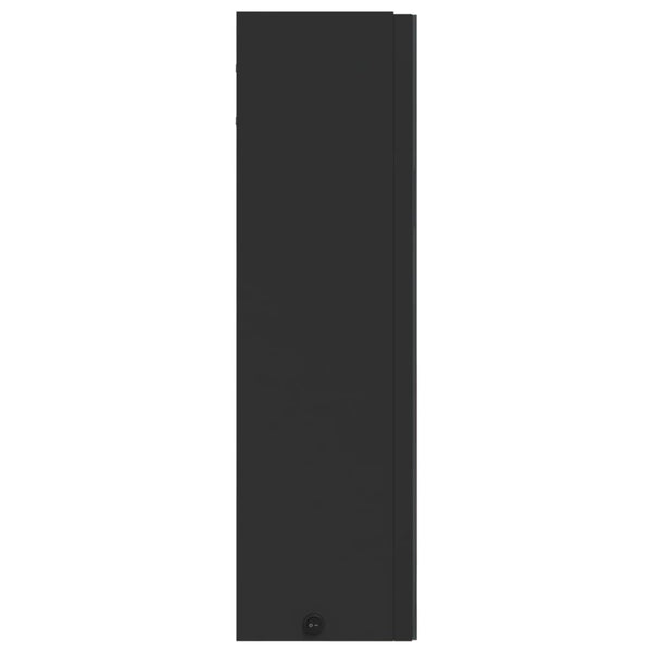 LED Spiegelschrank Schwarz 60 cm
