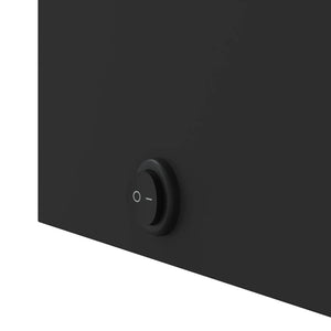 LED Spiegelschrank Schwarz 60 cm