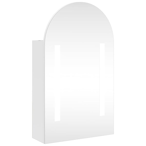 LED Spiegelschrank Weiß 42x13x70 cm