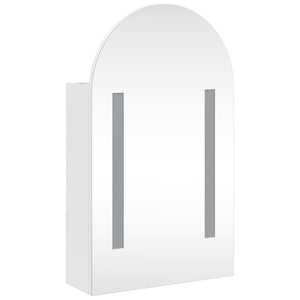 LED Spiegelschrank Weiß 42x13x70 cm