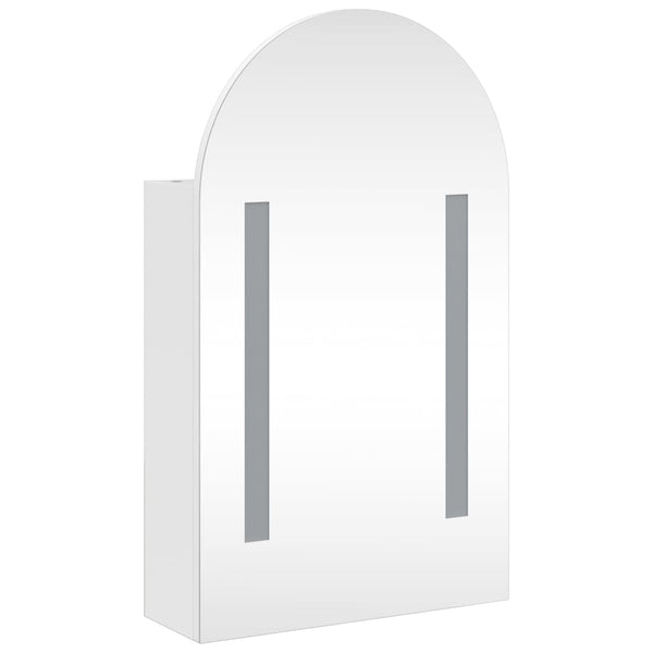LED Spiegelschrank Weiß 42x13x70 cm