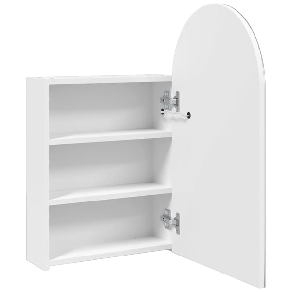 LED Spiegelschrank Weiß 42x13x70 cm