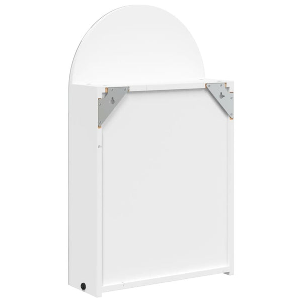 LED Spiegelschrank Weiß 42x13x70 cm