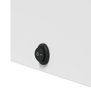 LED Spiegelschrank Weiß 42x13x70 cm