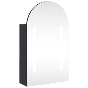 LED Spiegelschrank Grau 42x13x70 cm