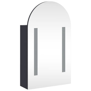 LED Spiegelschrank Grau 42x13x70 cm