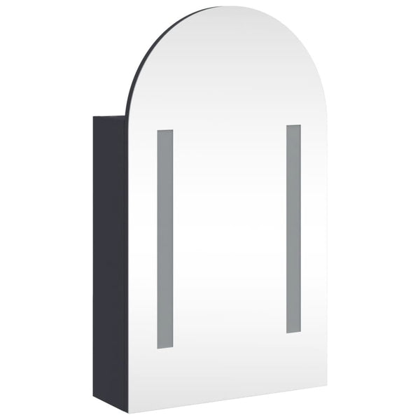 LED Spiegelschrank Grau 42x13x70 cm