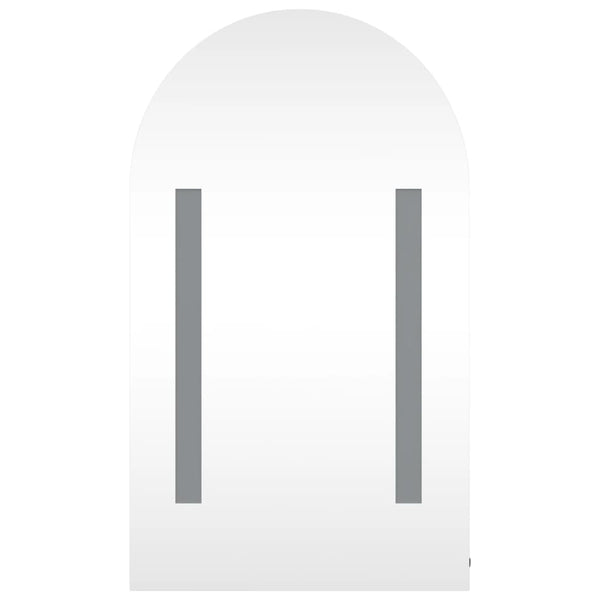 LED Spiegelschrank Grau 42x13x70 cm
