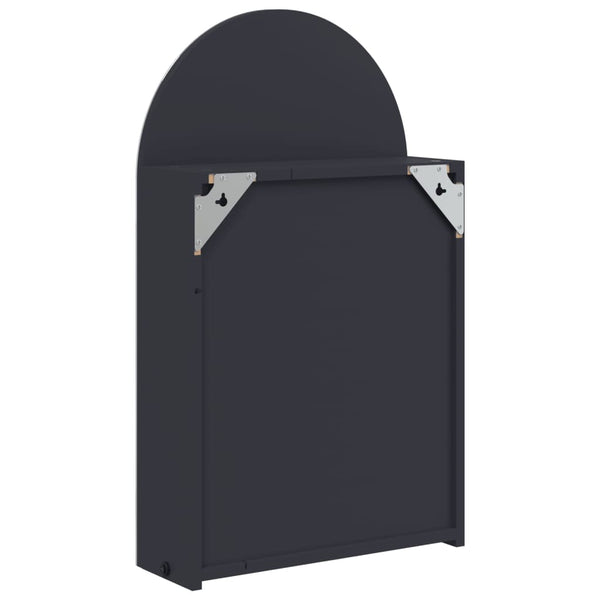 LED Spiegelschrank Grau 42x13x70 cm