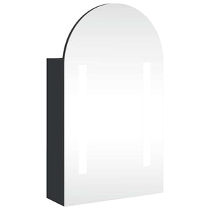 LED Spiegelschrank Schwarz 42x70 cm